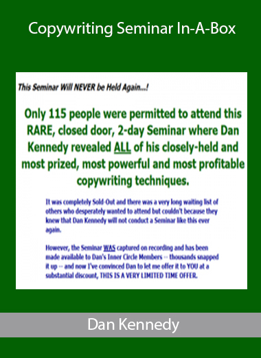 Dan Kennedy – Copywriting Seminar In-A-Box