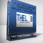 Matt Diggity The Lab – 14 Live SEO & Lead Gen Training Tactical Replays + The 8 Bonuses